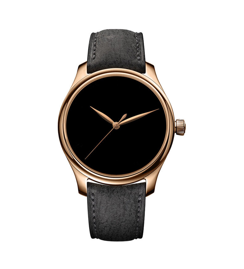 Endeavour Centre Seconds Concept Vantablack gold front