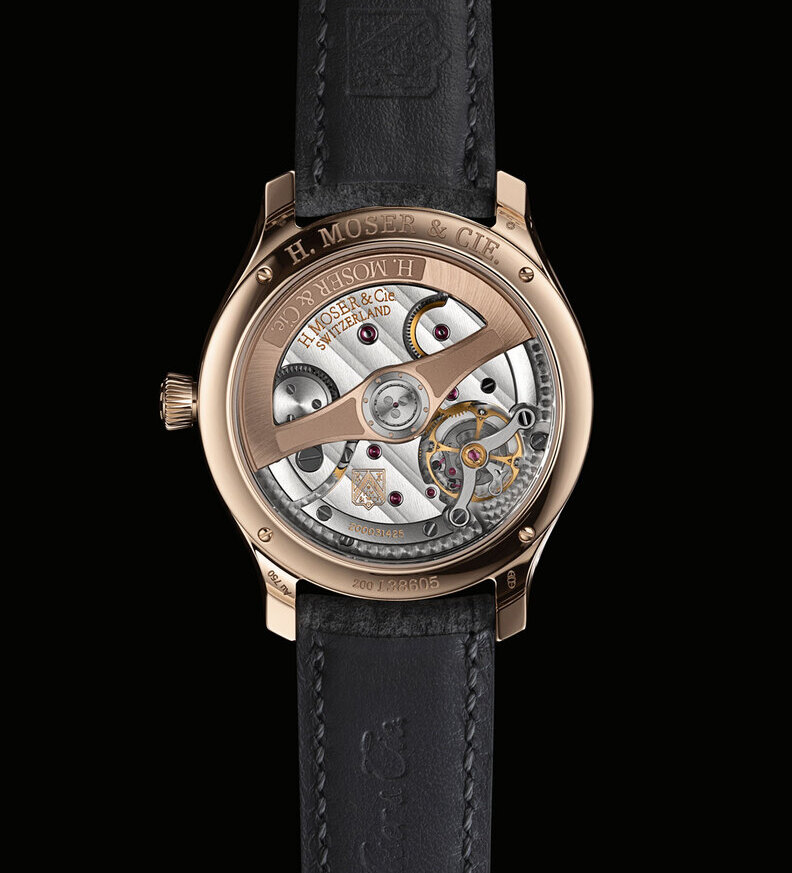Endeavour Centre Seconds Concept Vantablack gold caseback