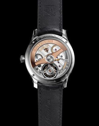 Endeavour Aventurine Tourbillon Steel caseback