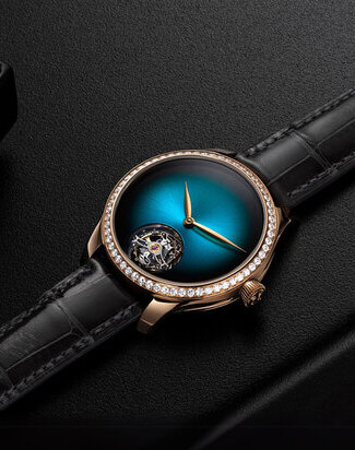 Hmoser Endeavour Tourbillon Blue Lagoon diam lifestyle
