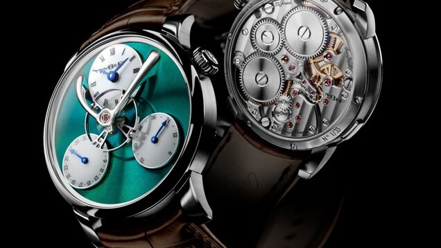 SPLIT ESCAPEMENT EVO watch front and back