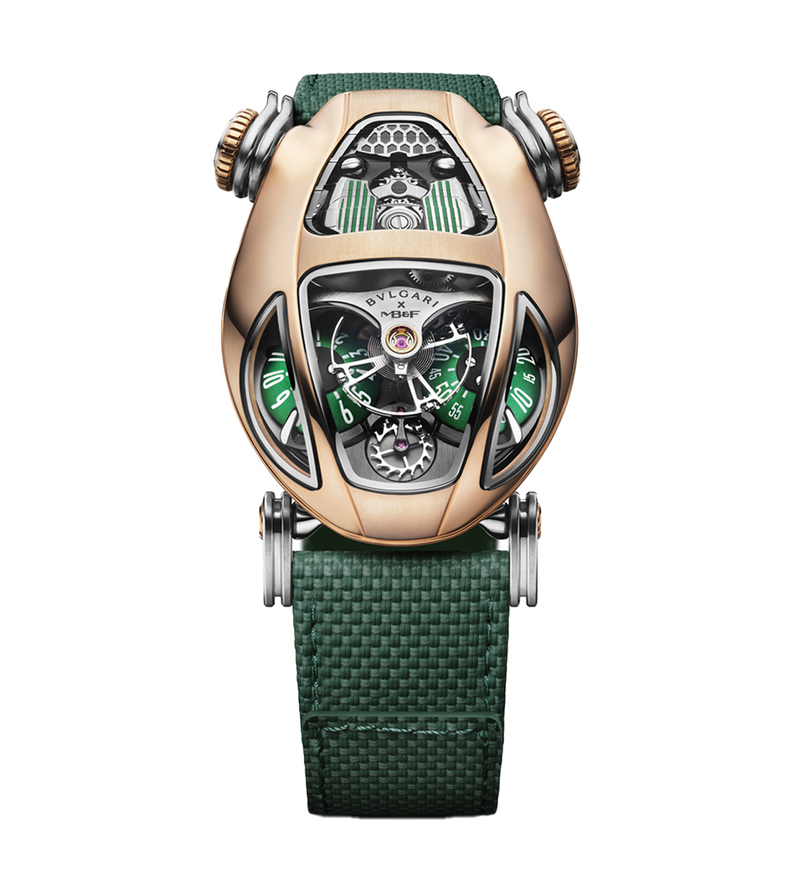Bvlgari x MBandF Serpenti RG front