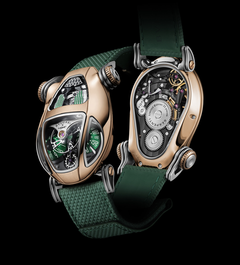 Bvlgari x MBandF Serpenti RG watch