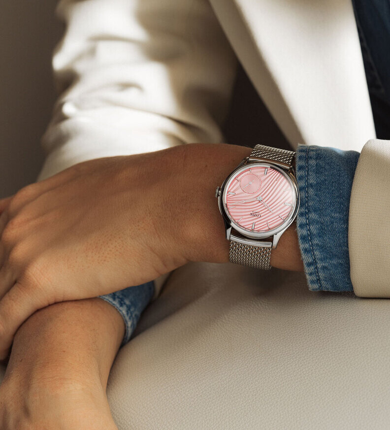 Czapek Promenade Pliss Rose Wristshot