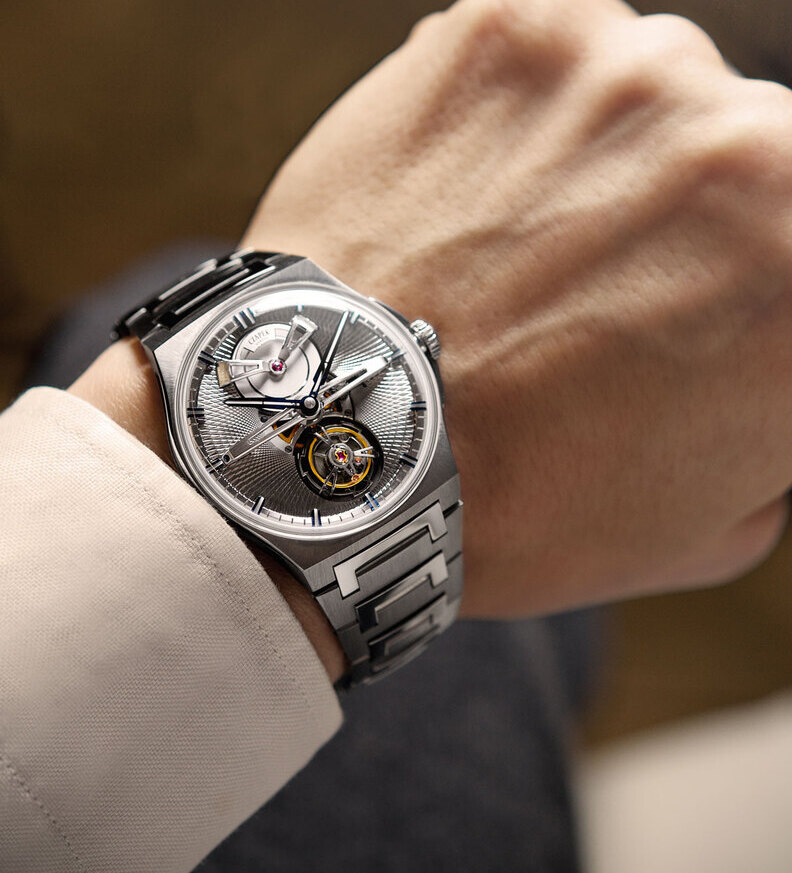 Czapek Antarctique Tourbillon Secret Alloy wristshot