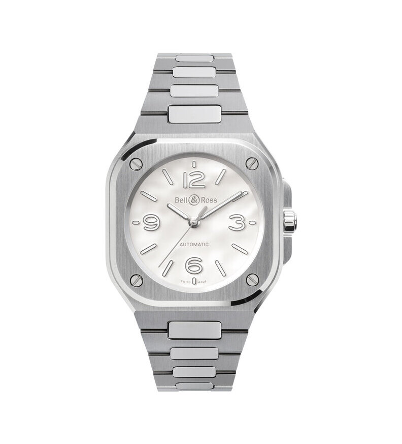 BellRoss br05 36mm pearl front
