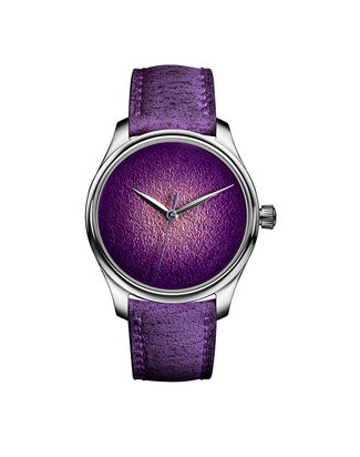 Moser Endeavour Centre Seconds Concept Purple Enamel Front