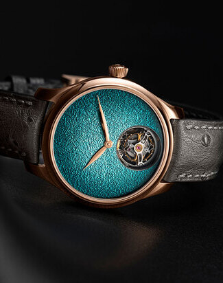 hmoser Endeavour Tourbillon Concept Turquoise Enamel Dial