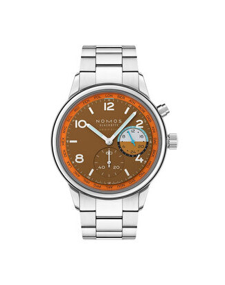 Nomos Club Sport neomatik Worldtimer Canyon front