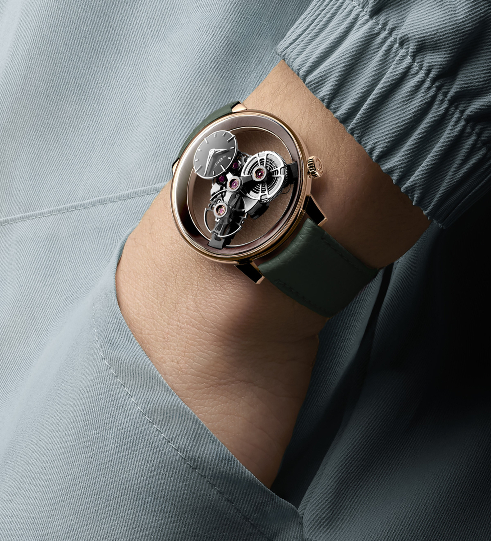 MBandF SP One Rose Gold Wristshot