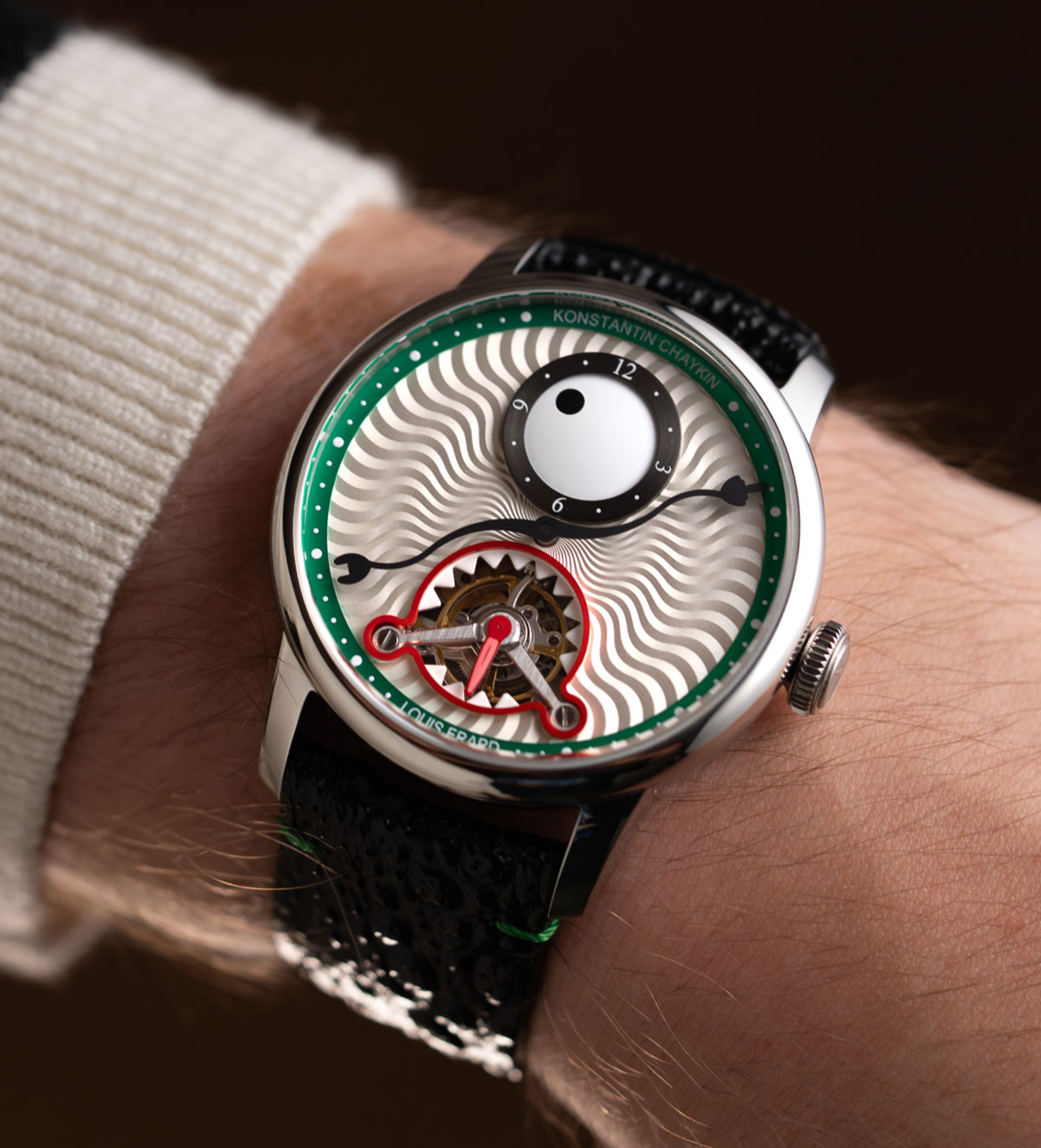 Louis Erard Time Eater Tourbillon wristshot