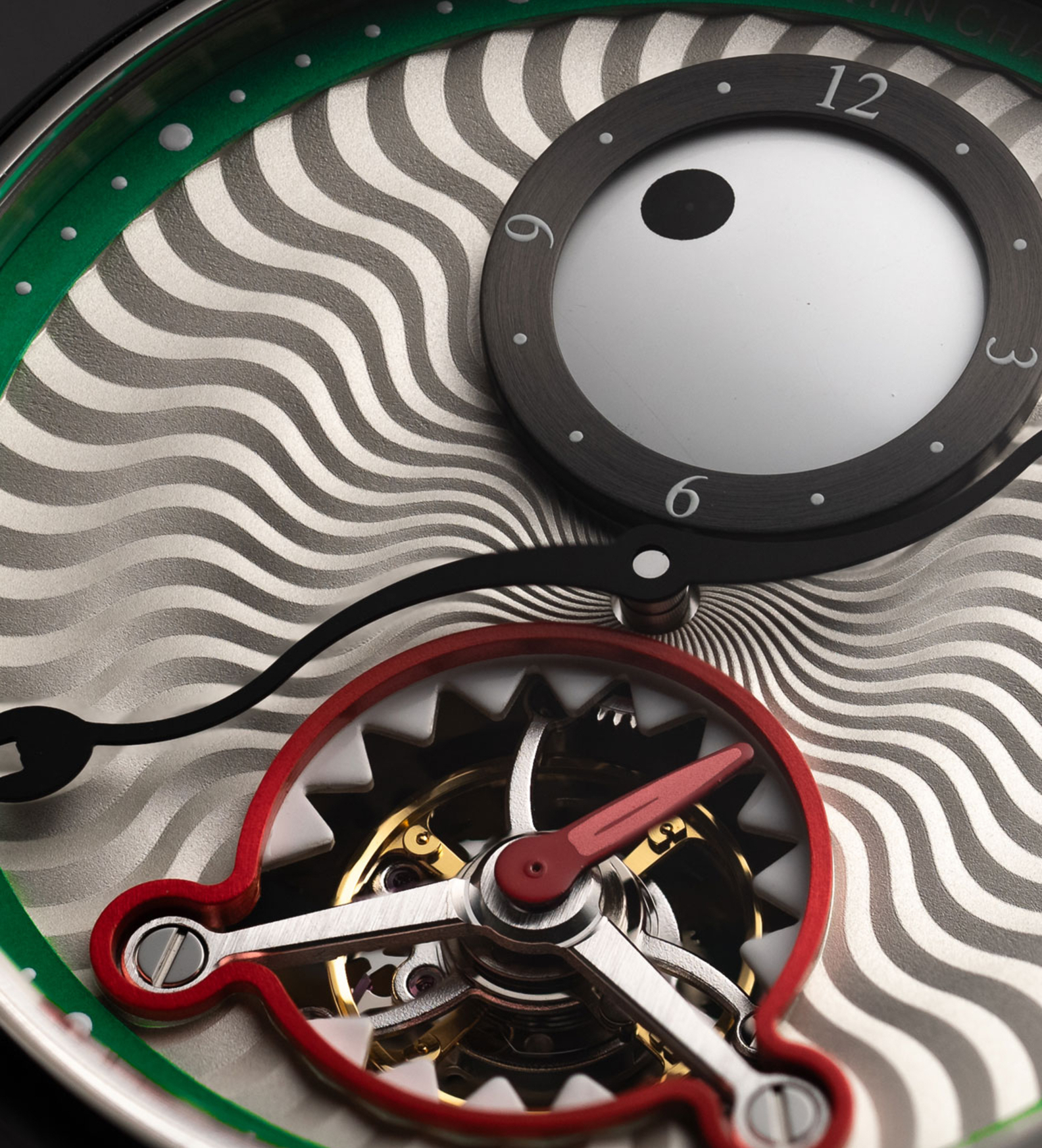 Louis Erard Time Eater Tourbillon dial