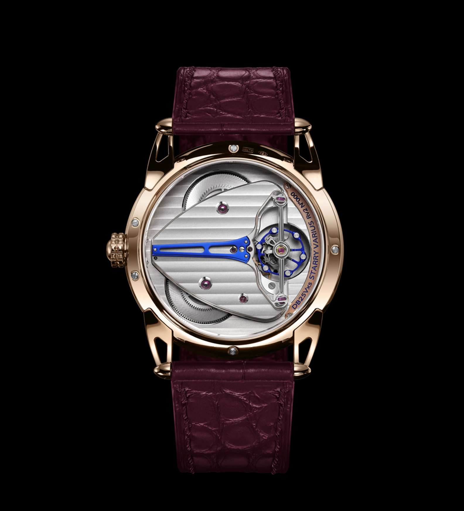 debethune starry varius xs rose gold caseback