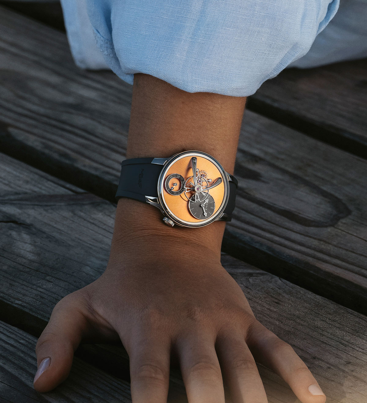 mbf lm 101 evo salmon wristshot