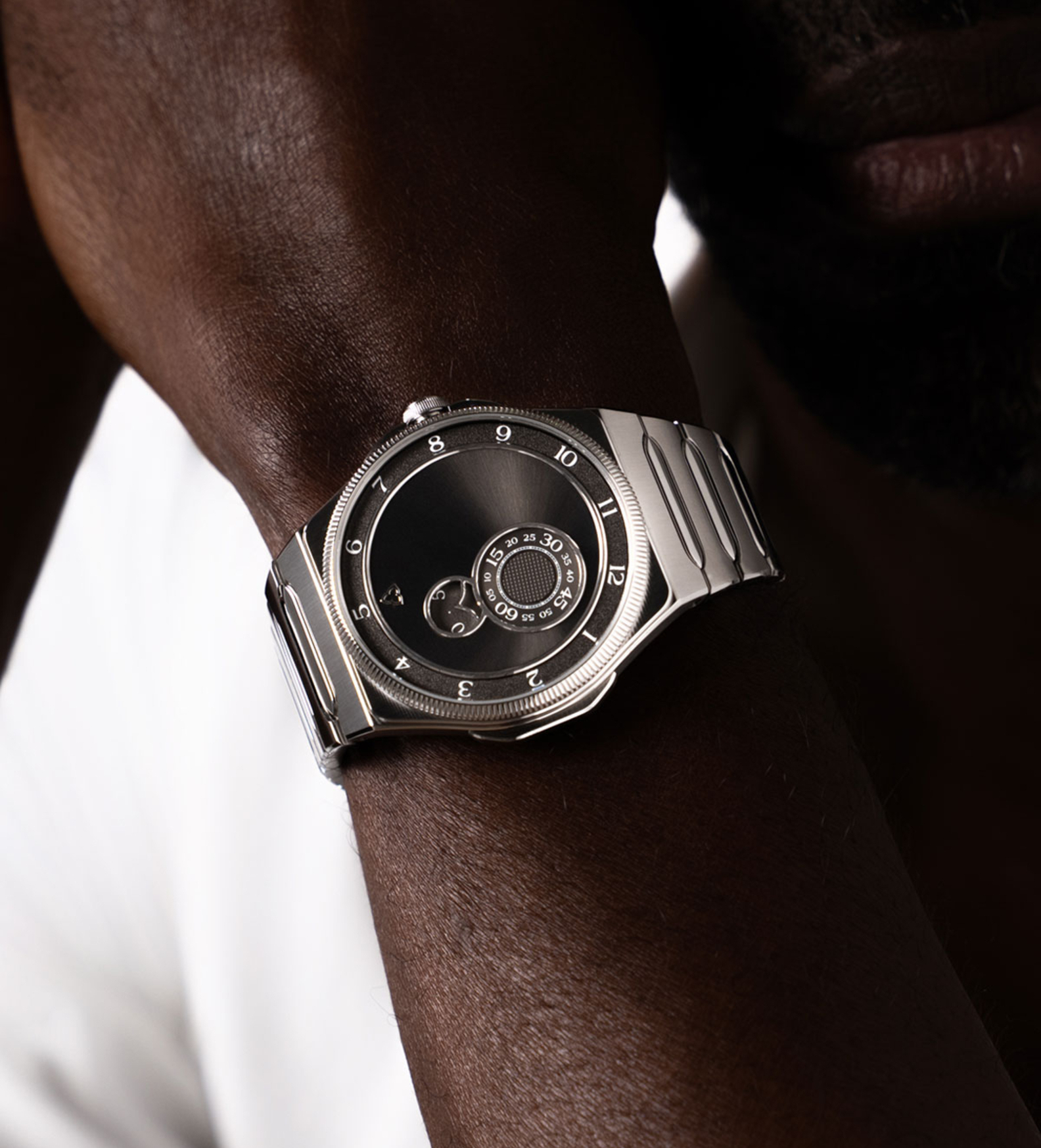trilobe trentedeux sunrey grey wristshot