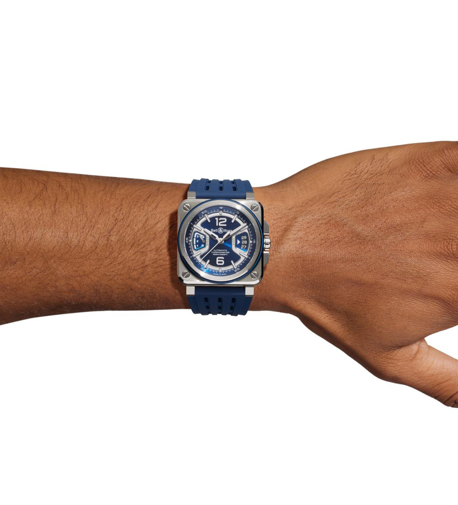BRX3 blue steel bellross wristshot