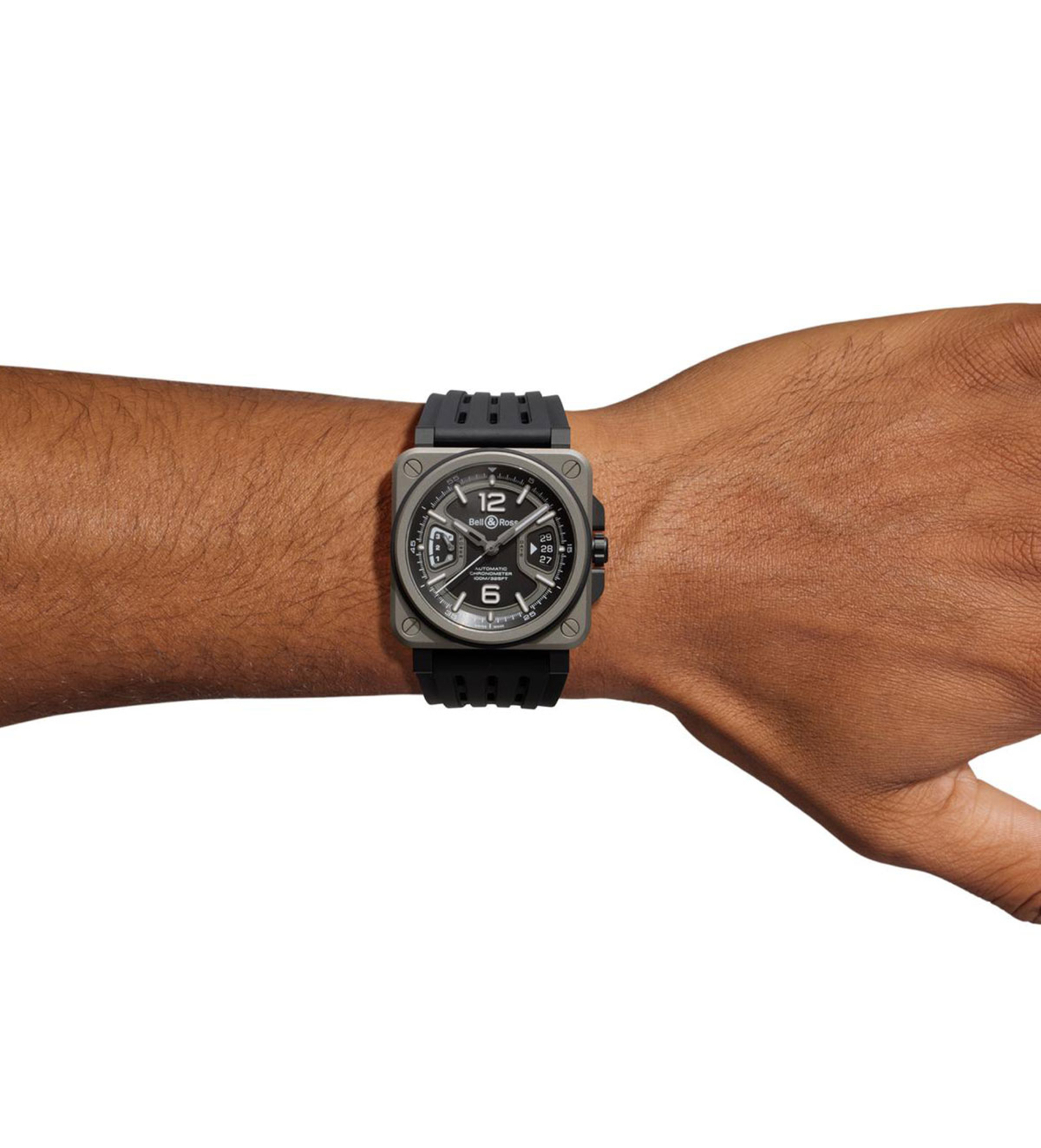 BRX3 black titanium bellross wristshot