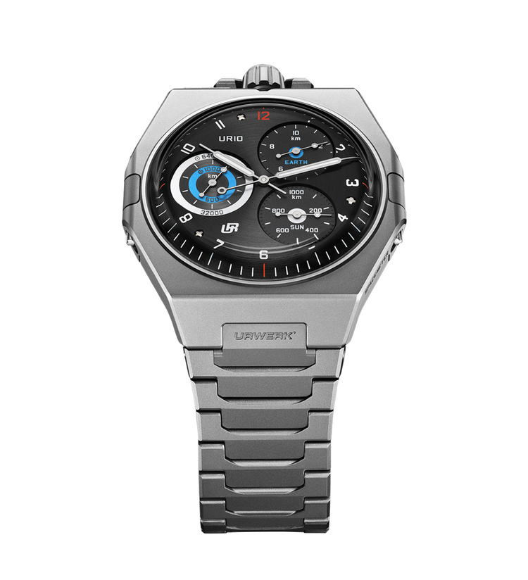 Urwerk SpaceMeter black front