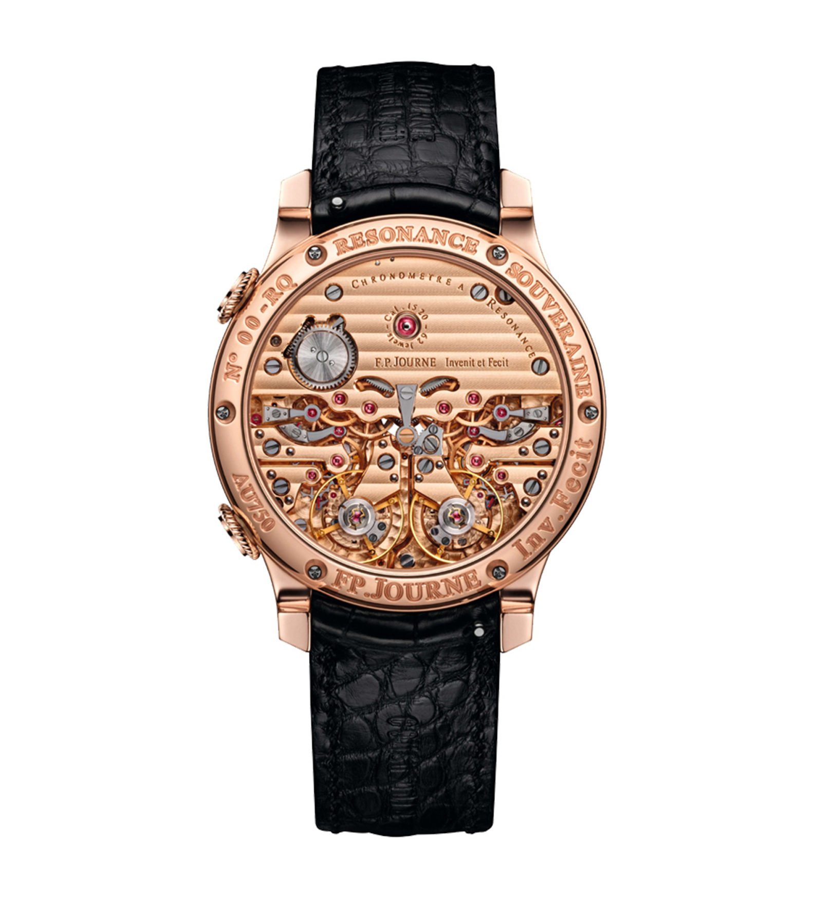 chronometre resonance gold fpjourne back