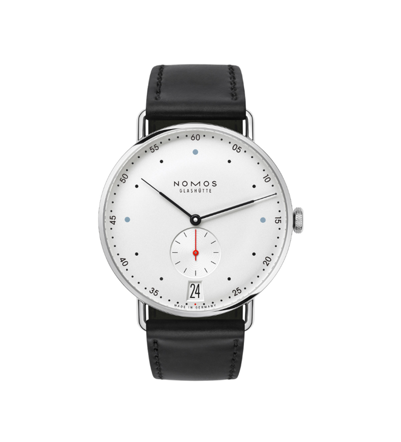nomos metro 38 date front