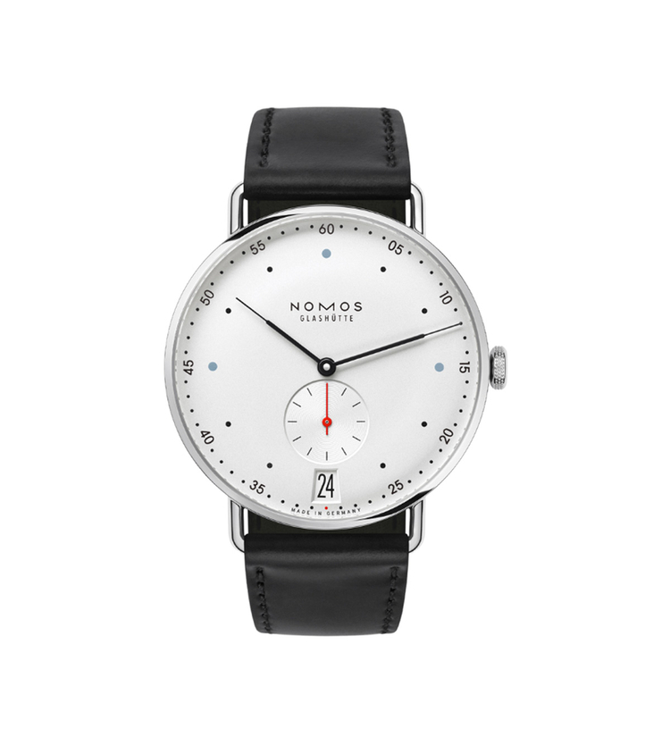 nomos metro 38 date front