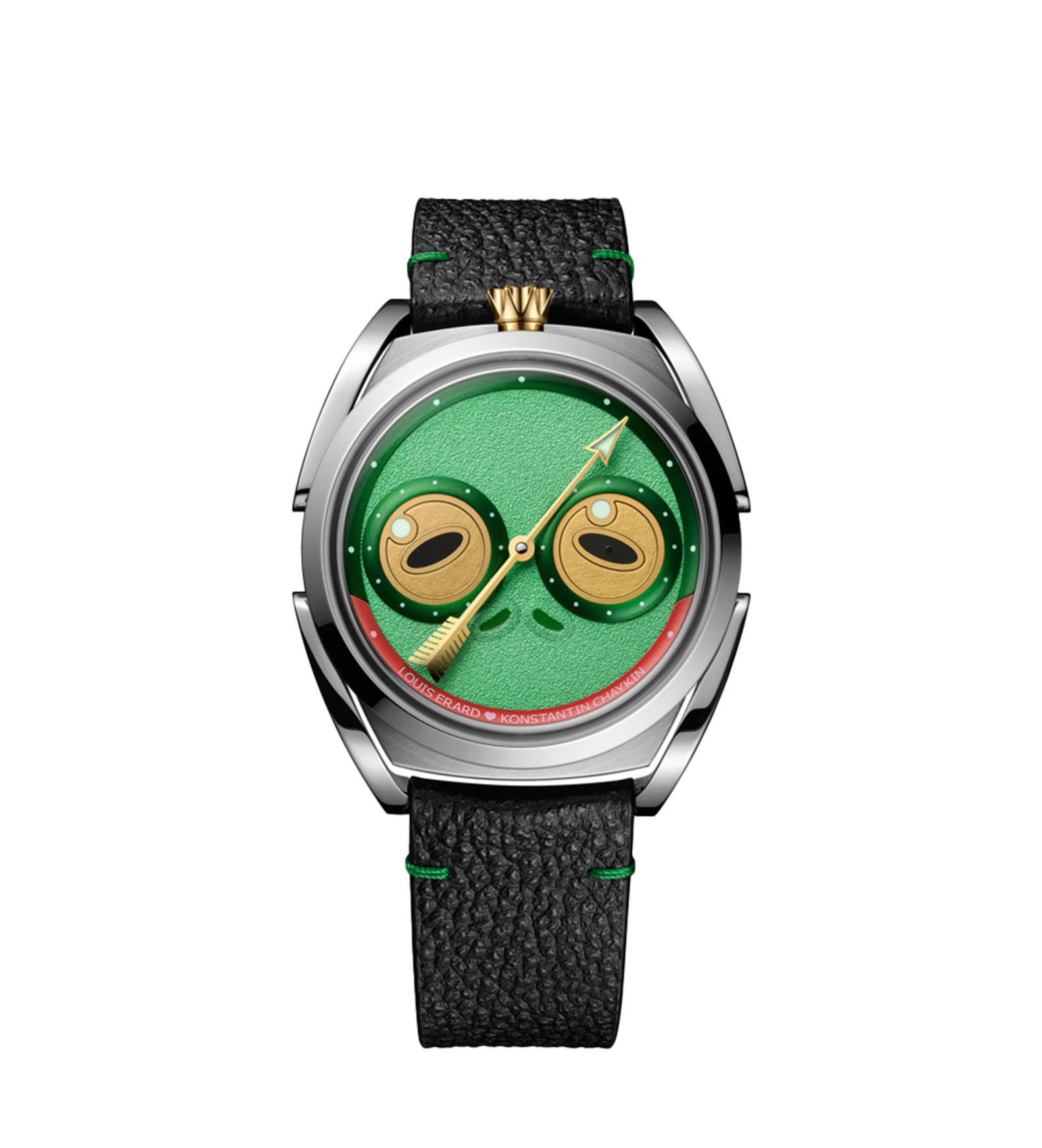Louis Erard Konstantin Chaykin Unfrogettable Green front