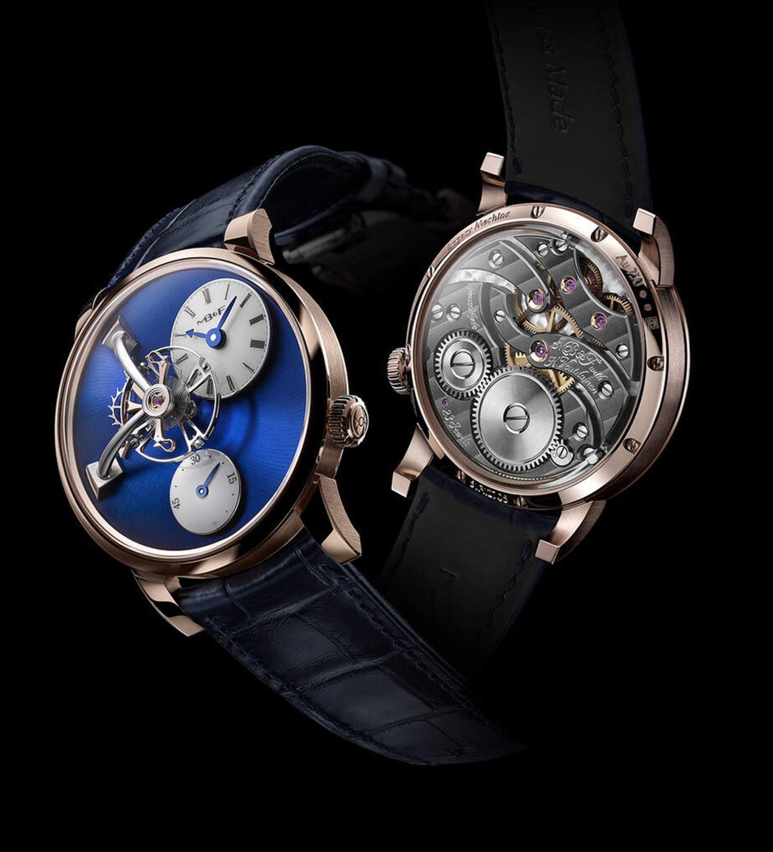 MBandF LM 101 rose gold caseback