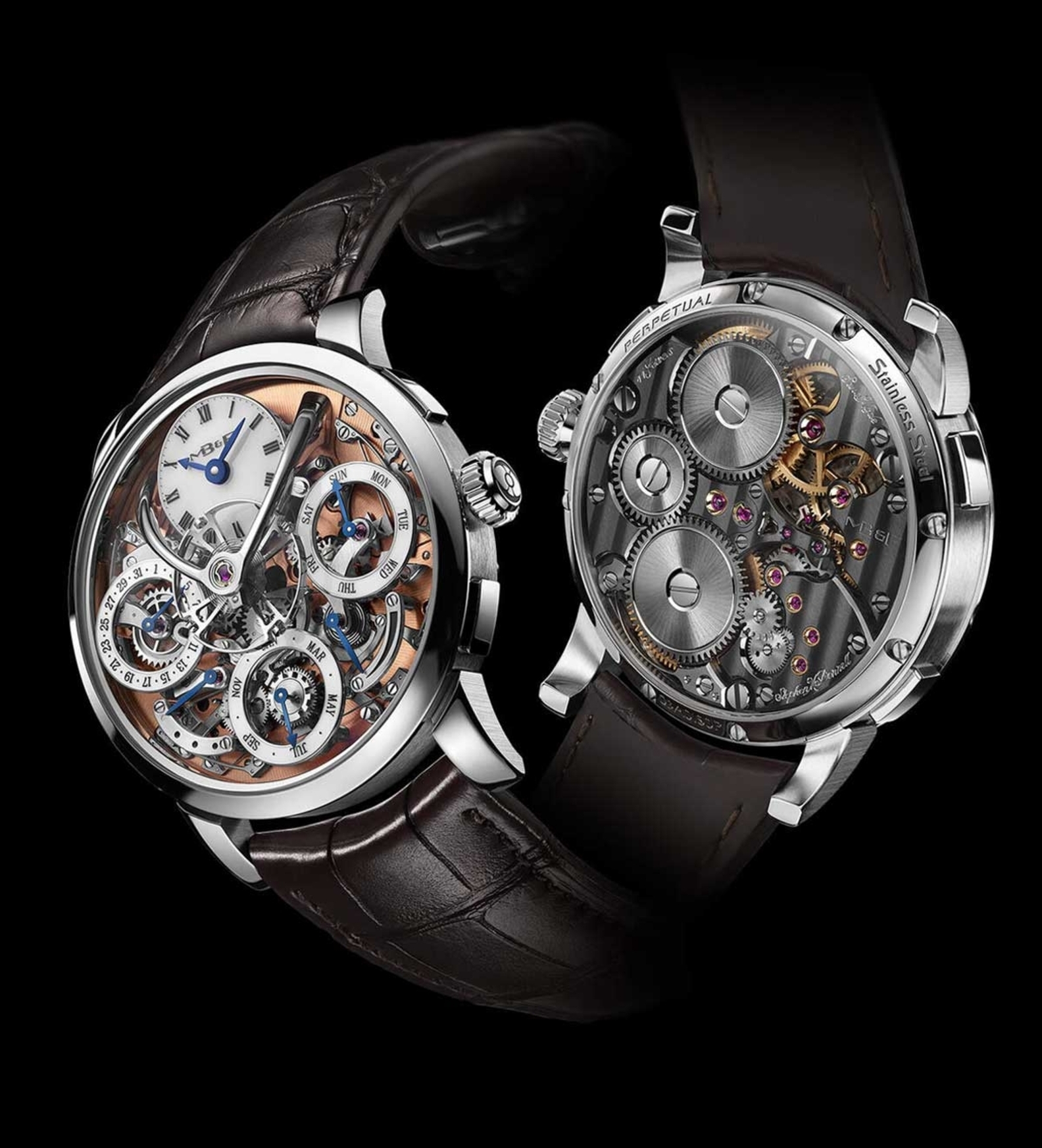 MBandF LMP steel salmon caseback