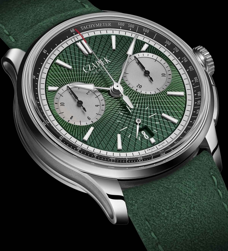 czapek faubourg de cracovie crossroads victory green dial