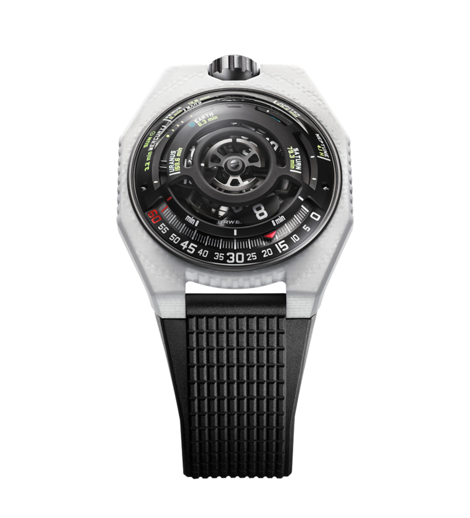 urwerk ur 100v ls ceramic front