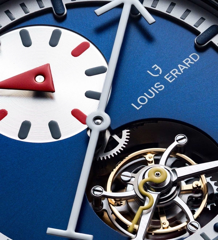 Louis Erard Alain Silberstein Tourbillon Blue Dial
