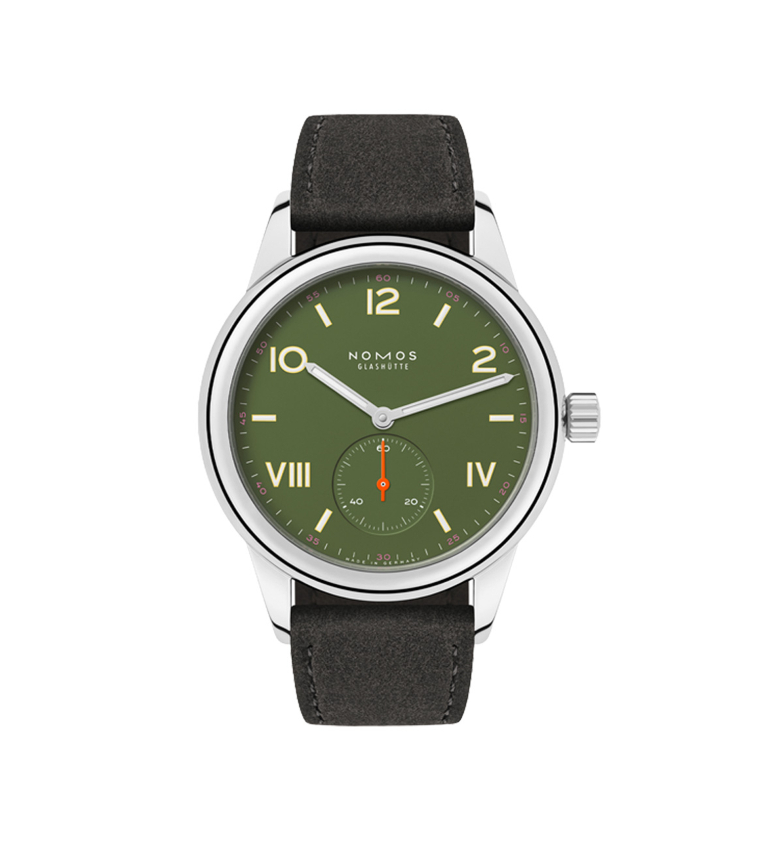 Nomos Club Campus 38 All Olive Front
