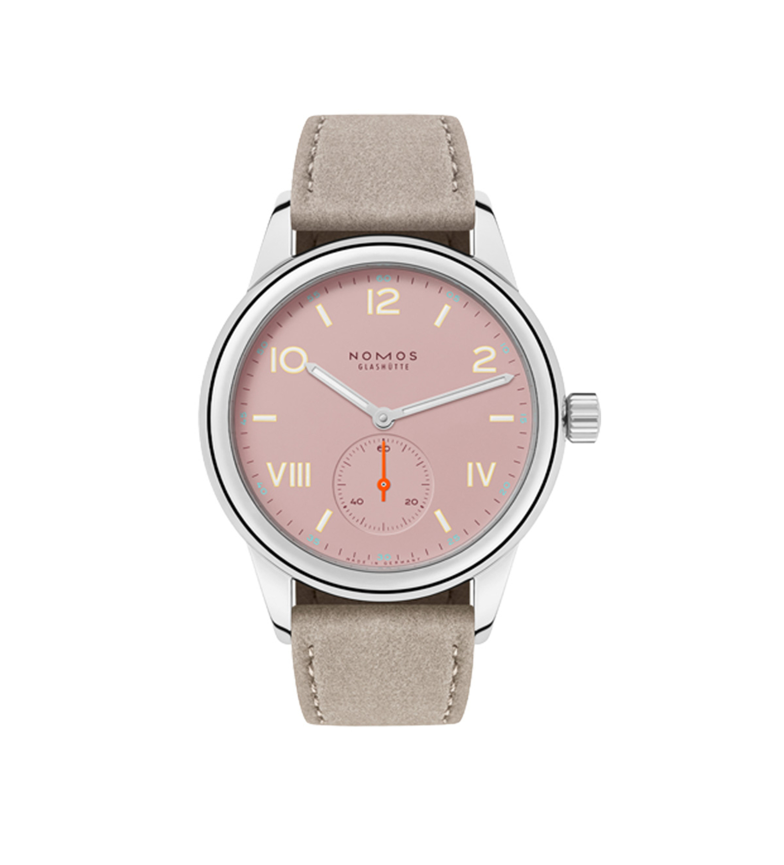 Nomos Club Campus 38 Full Rose Front