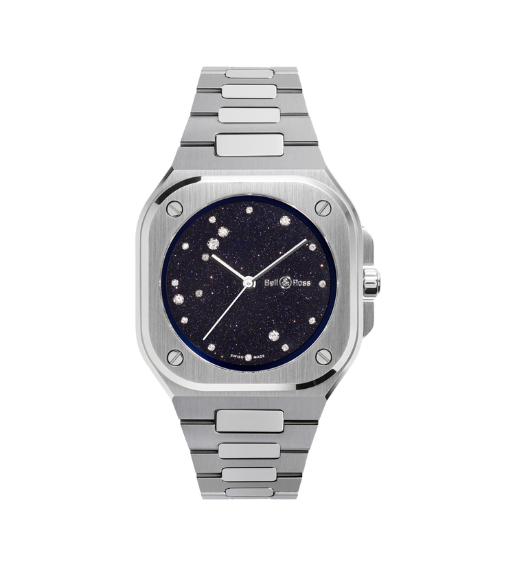 bellross br05 36 mm blue diamond eagle front