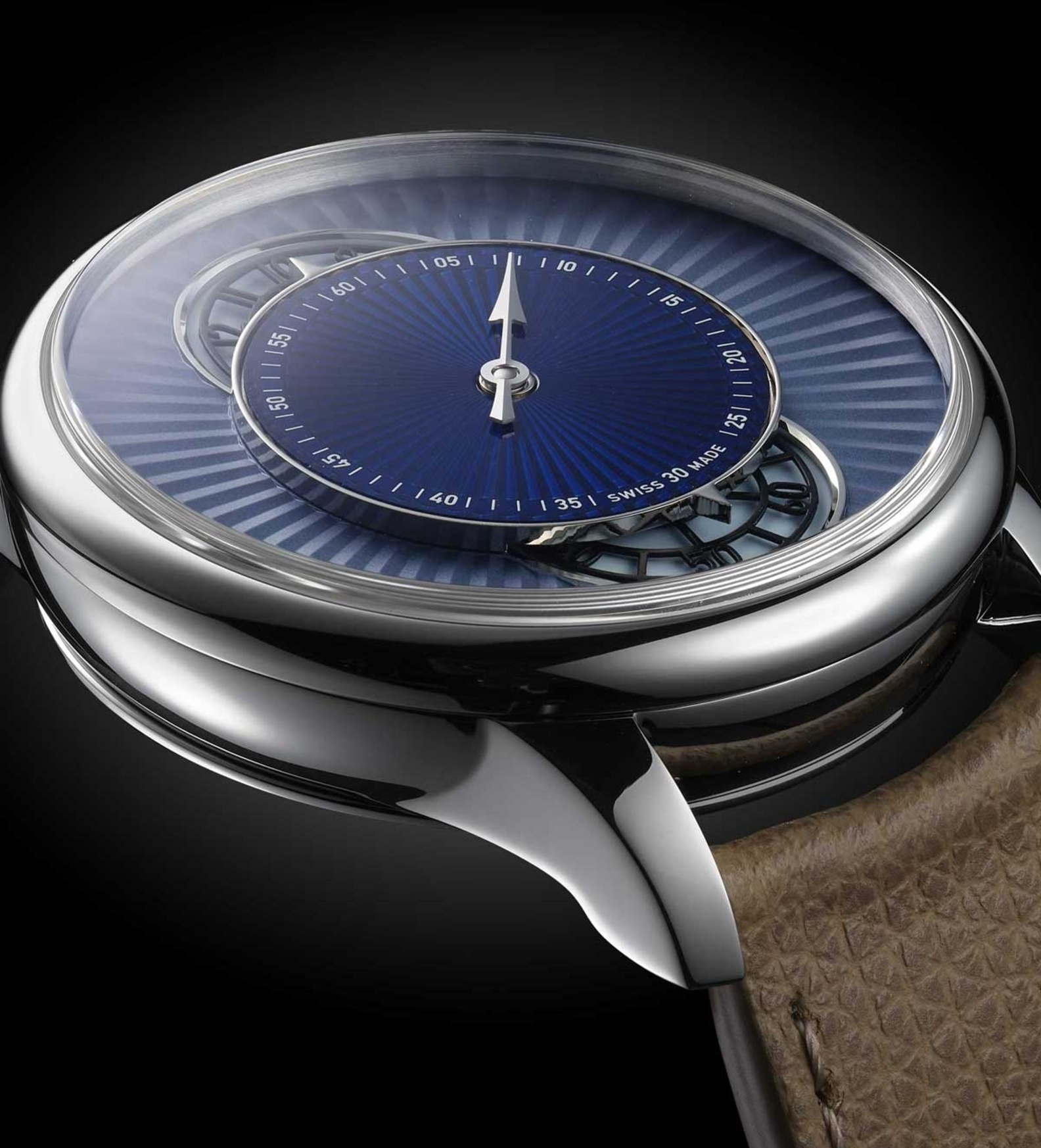 louis erard le regulateur esprit flinque blue dial