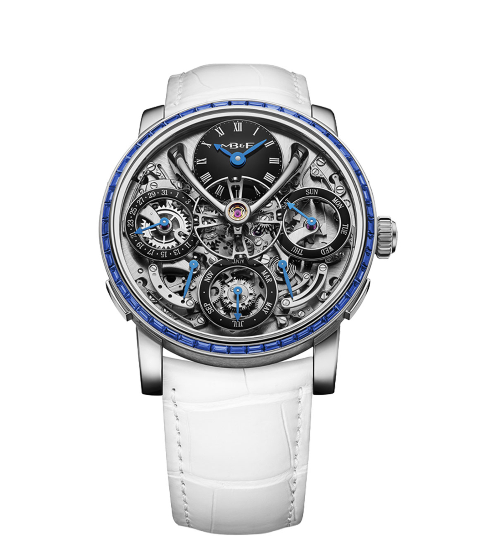 mbf lm perpetual chromatic edition blue sapphire front