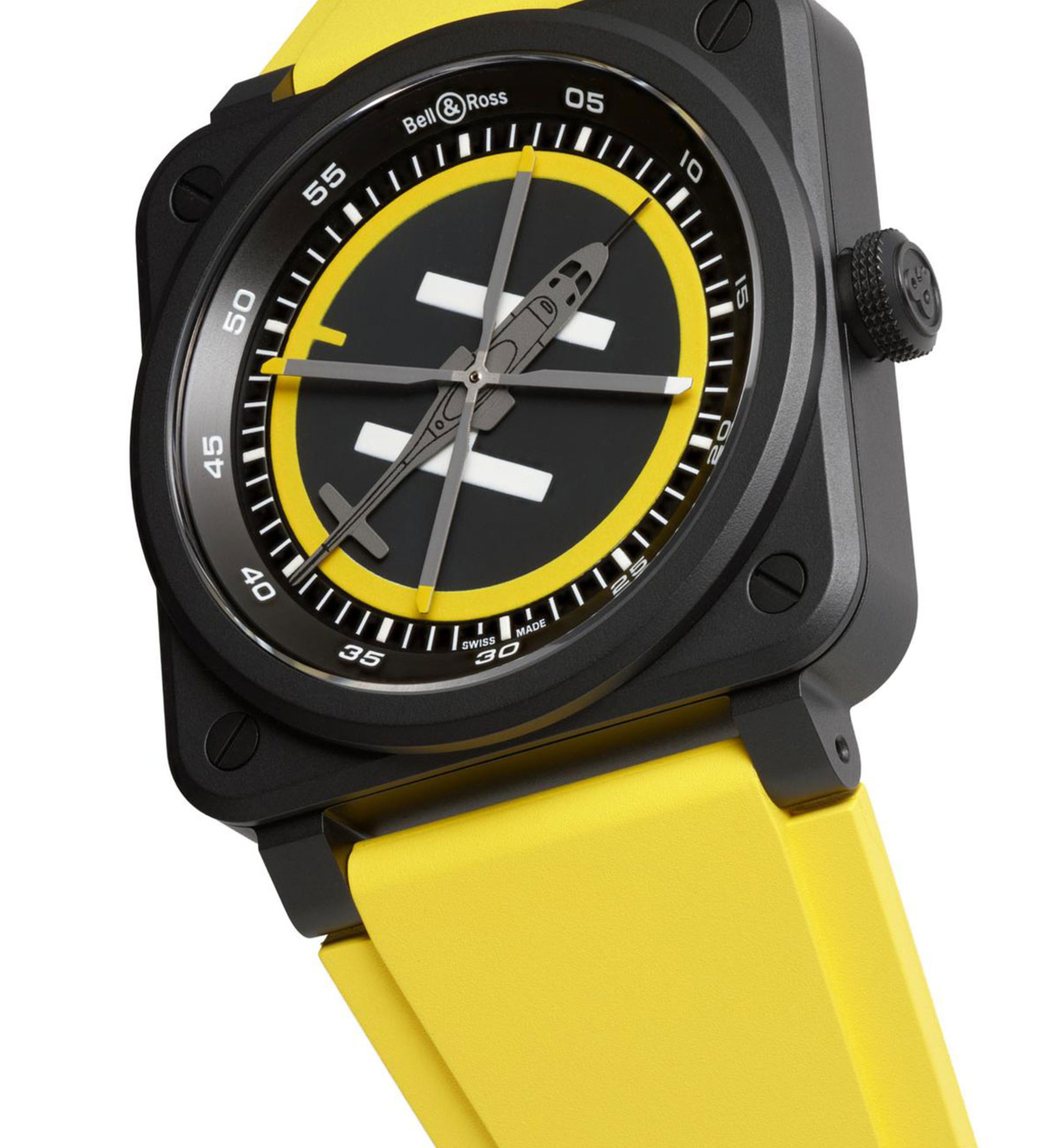 bellRoss br03 helipad dial