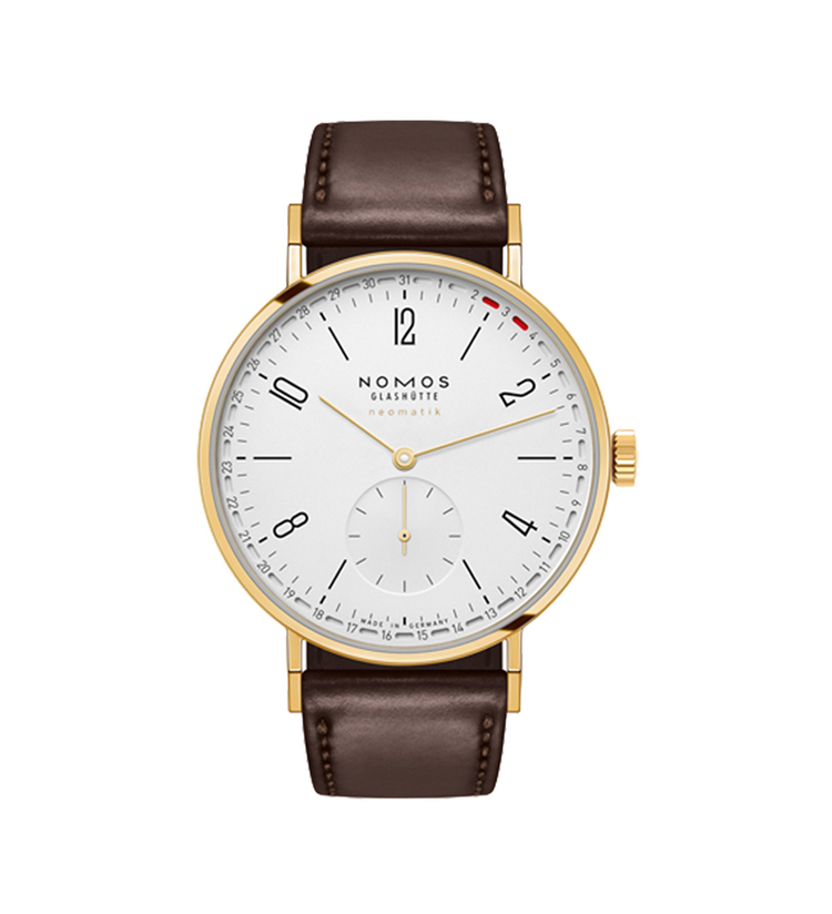 nomos tangente gold neomatik 38 update dor front