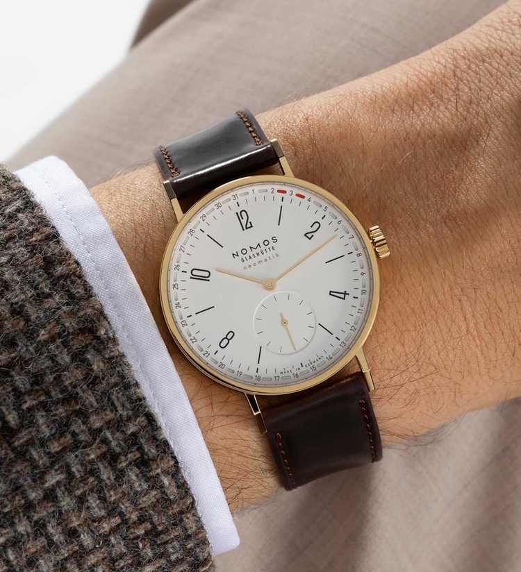 nomos tangente gold neomatik 38 update dor wristshot