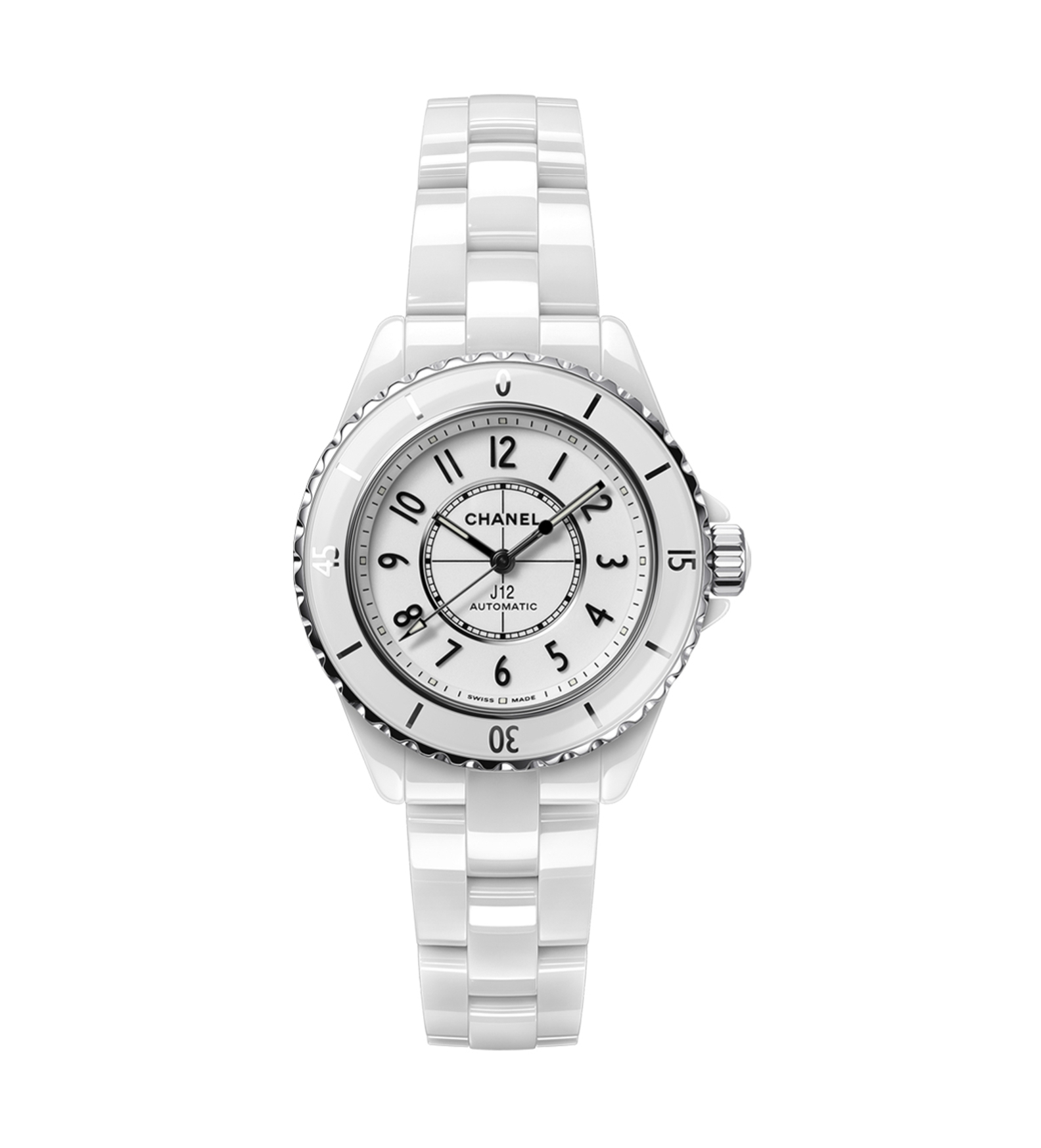 chanel j12 white 33mm H5699 front