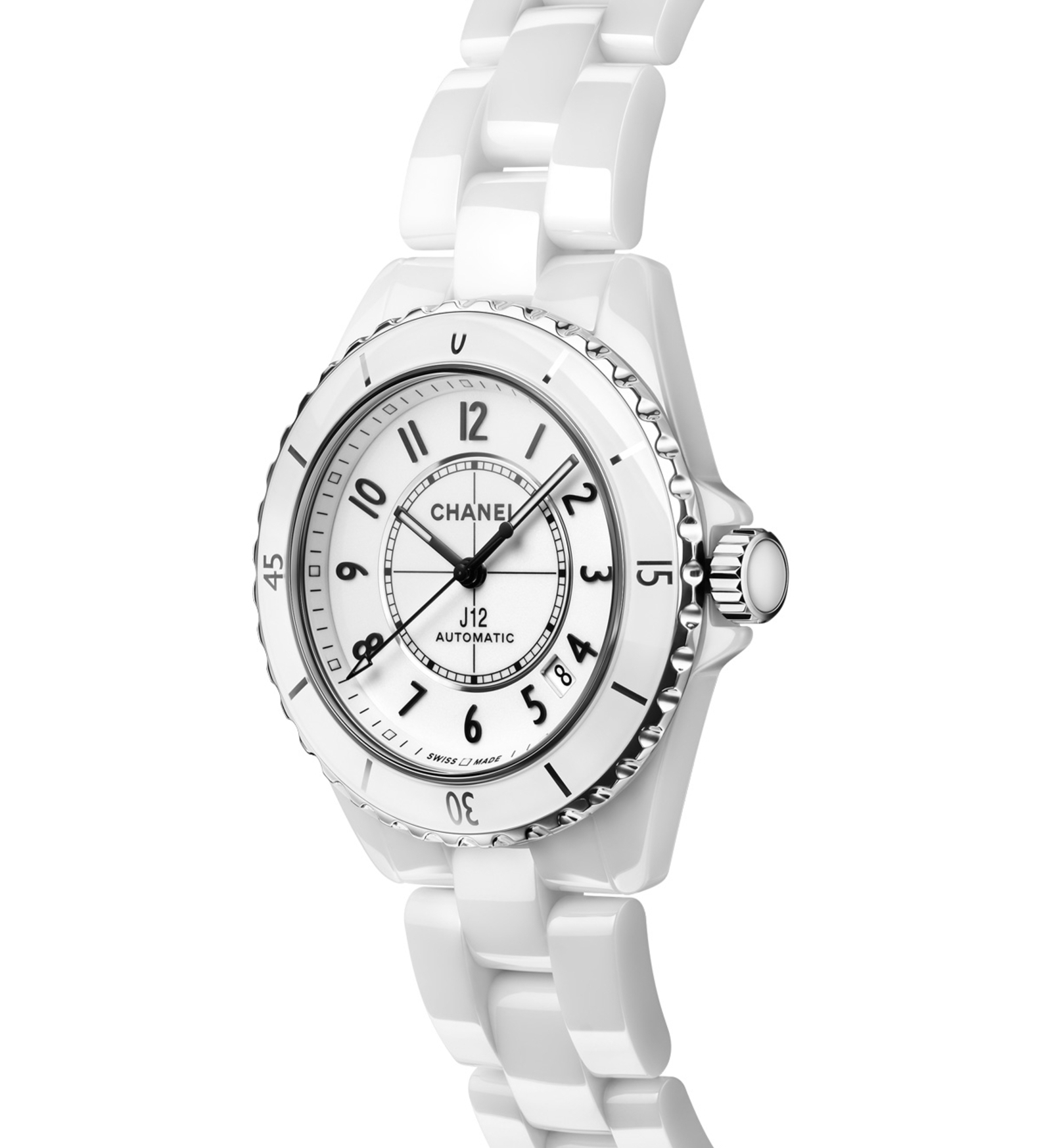 chanel j12 white 38mm H5700 side