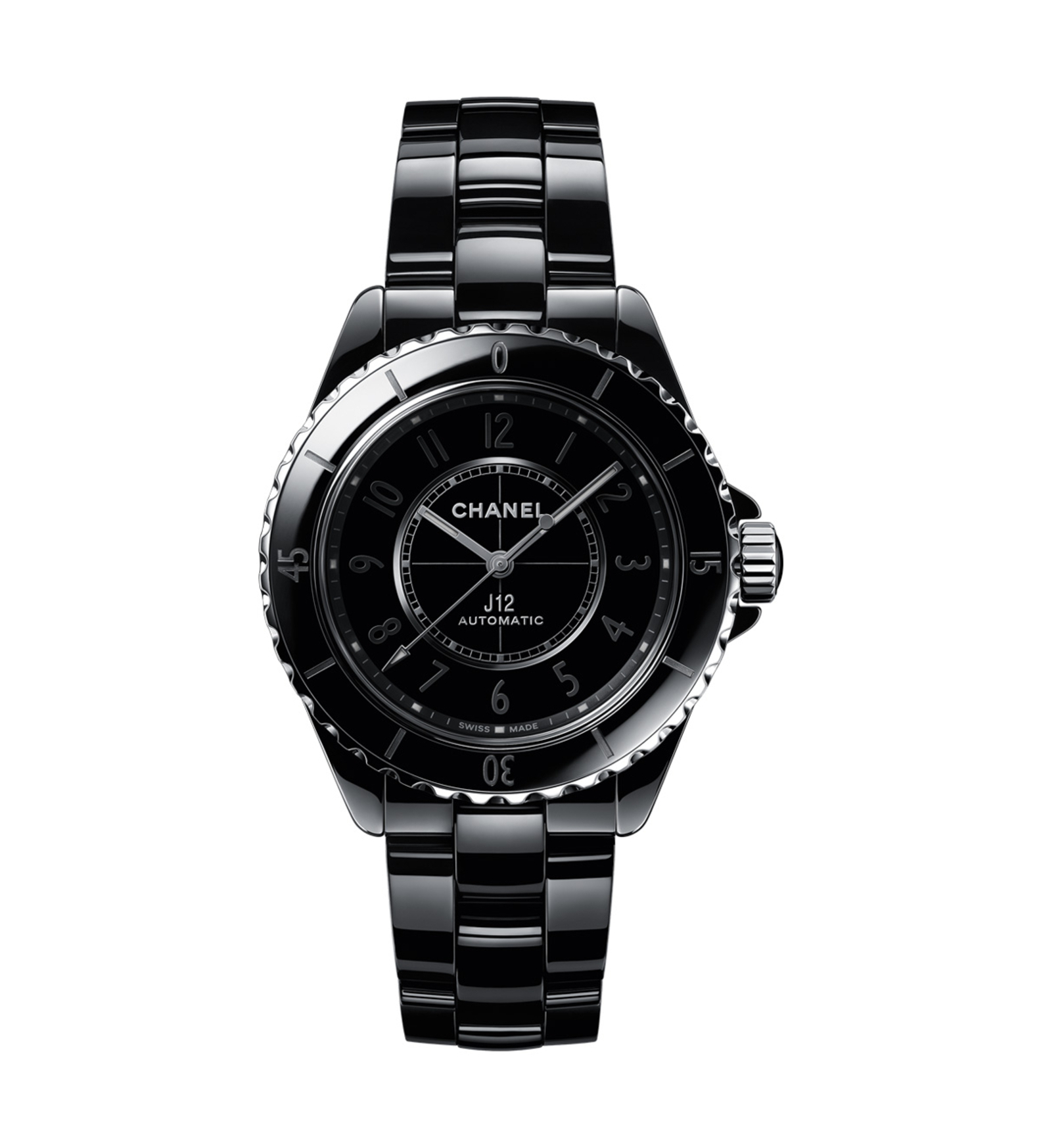 chanel j12 black phantom 38mm H6185 front