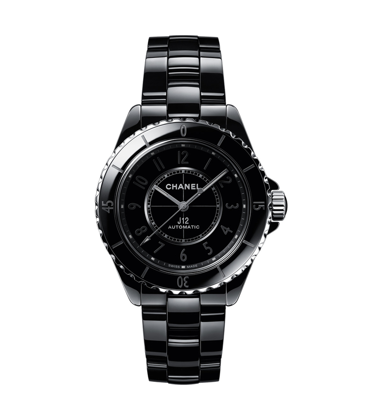 chanel j12 black phantom 38mm H6185 front