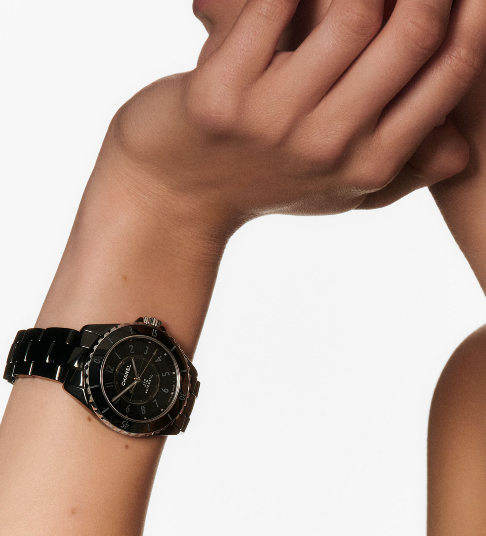 chanel j12 black phantom 38mm H6185 wristshot