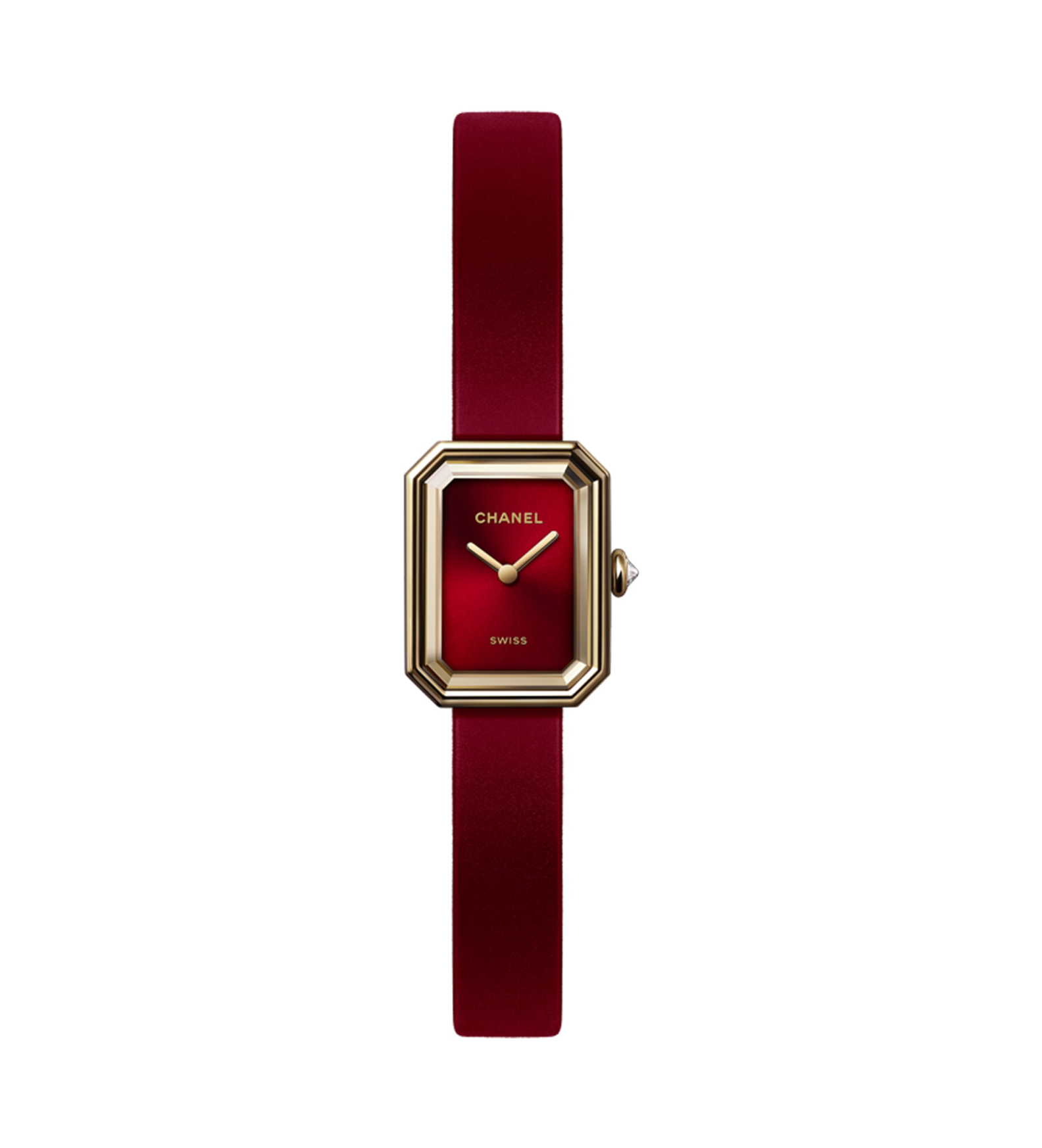 chanel premiere ribbon red watch H9857 front