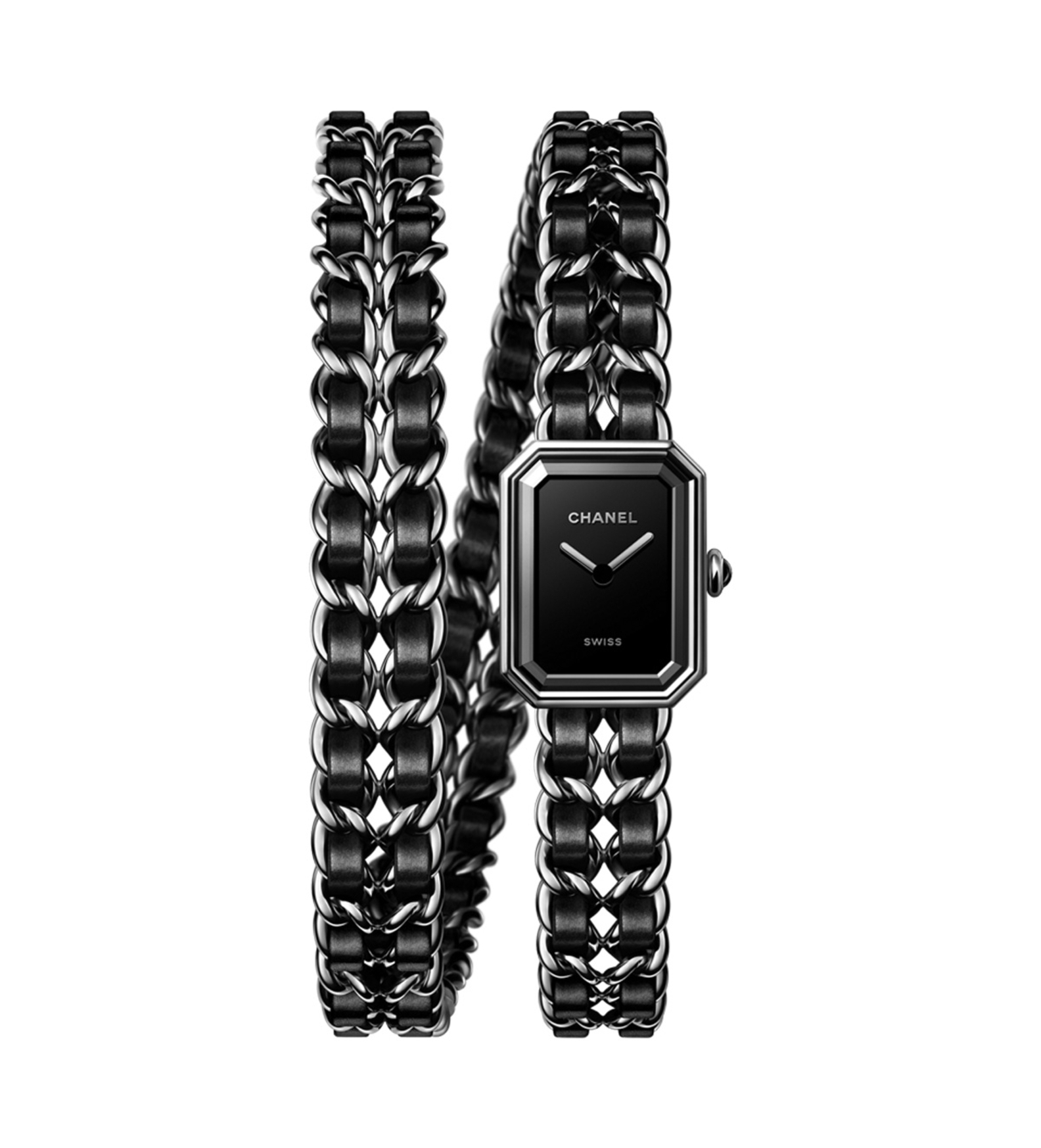 chanel premiere double chain watch H10446 front