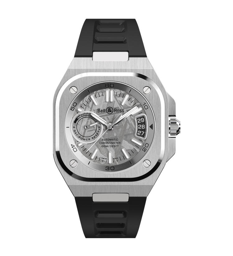 bellross br x5 meteorite rubber front