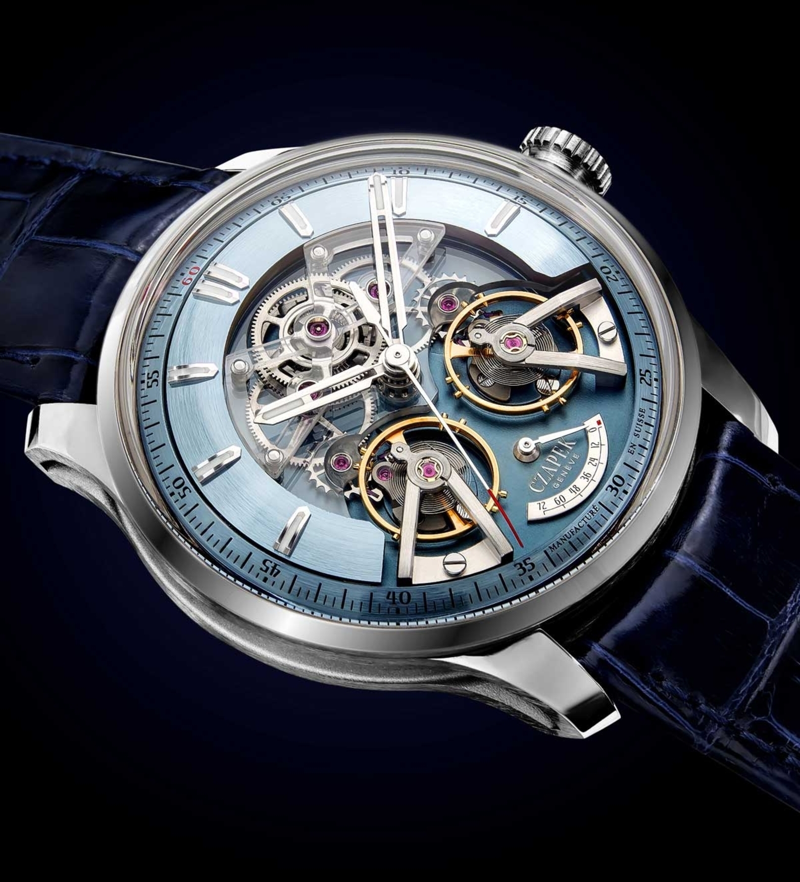 czapek place vendme complicite glacier blue dial
