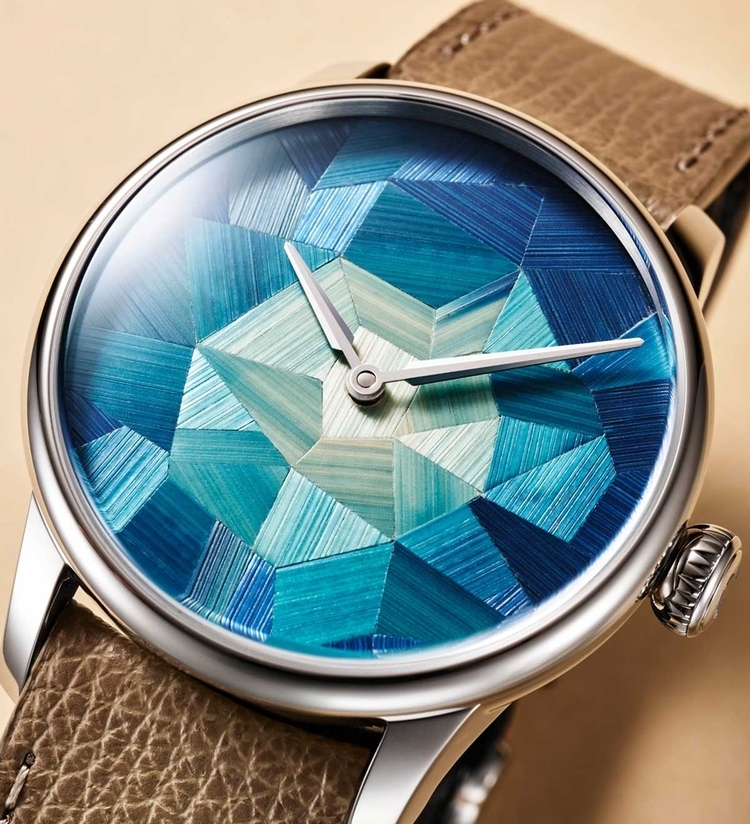 Louis Erard Marqueterie de Paille 2026 dial