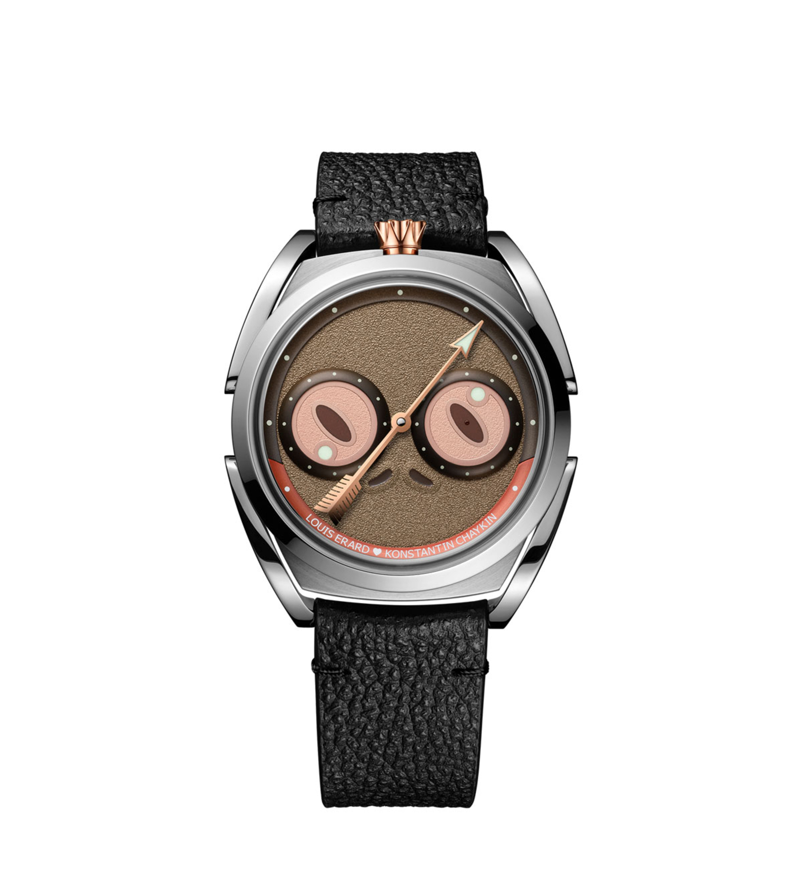 Louis Erard Konstantin Chaykin Unfrogettable Brown front